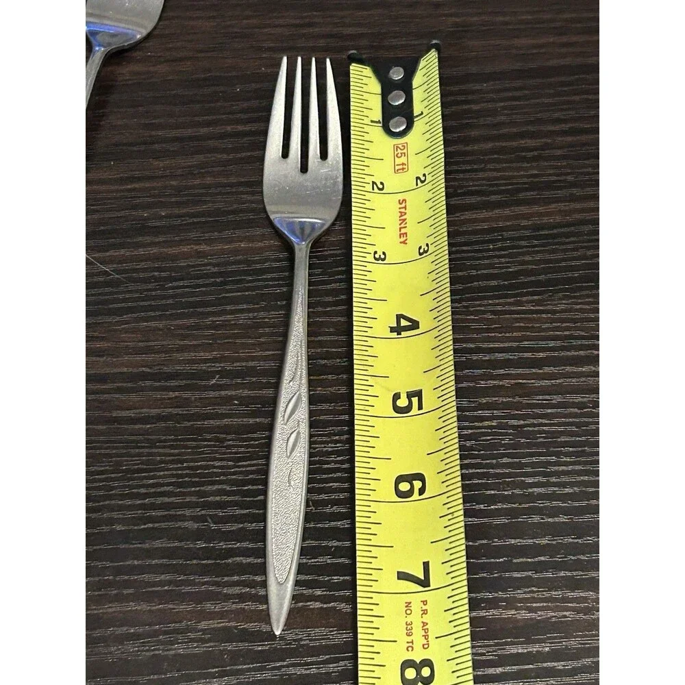 7 Oneida Royal Harvest Salad Forks William A Rogers Premier Stainless Vintage